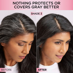 L'Oreal Paris Excellence Crème after-color shampoo cleanses residue and smooths.