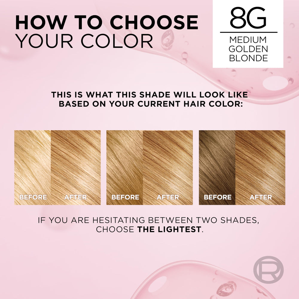 L'Oreal Paris Excellence Crème color-cream texture close-up highlights non-drip formula