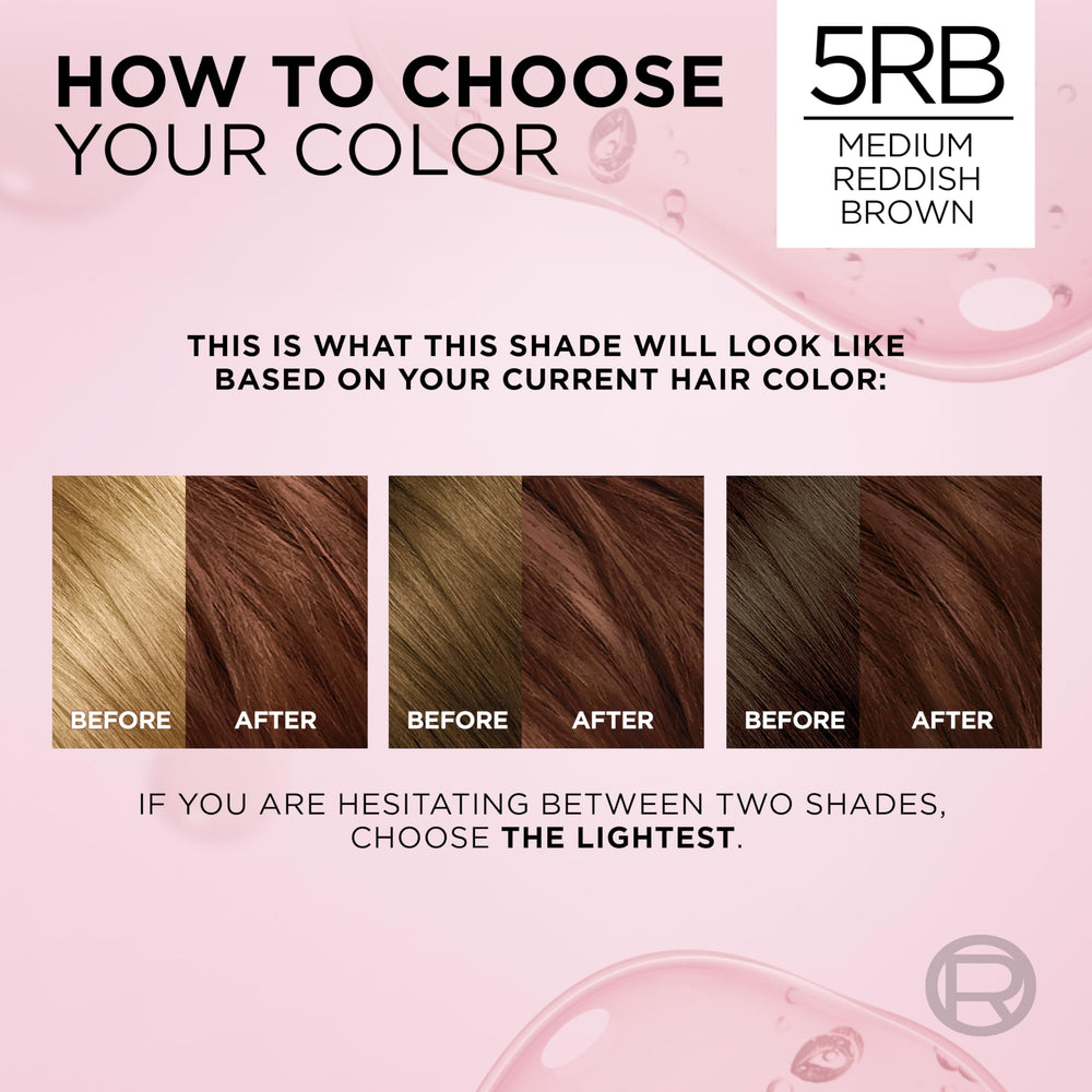 L'Oreal Paris Excellence Crème packaging box shows kit contents for convenient color routine.