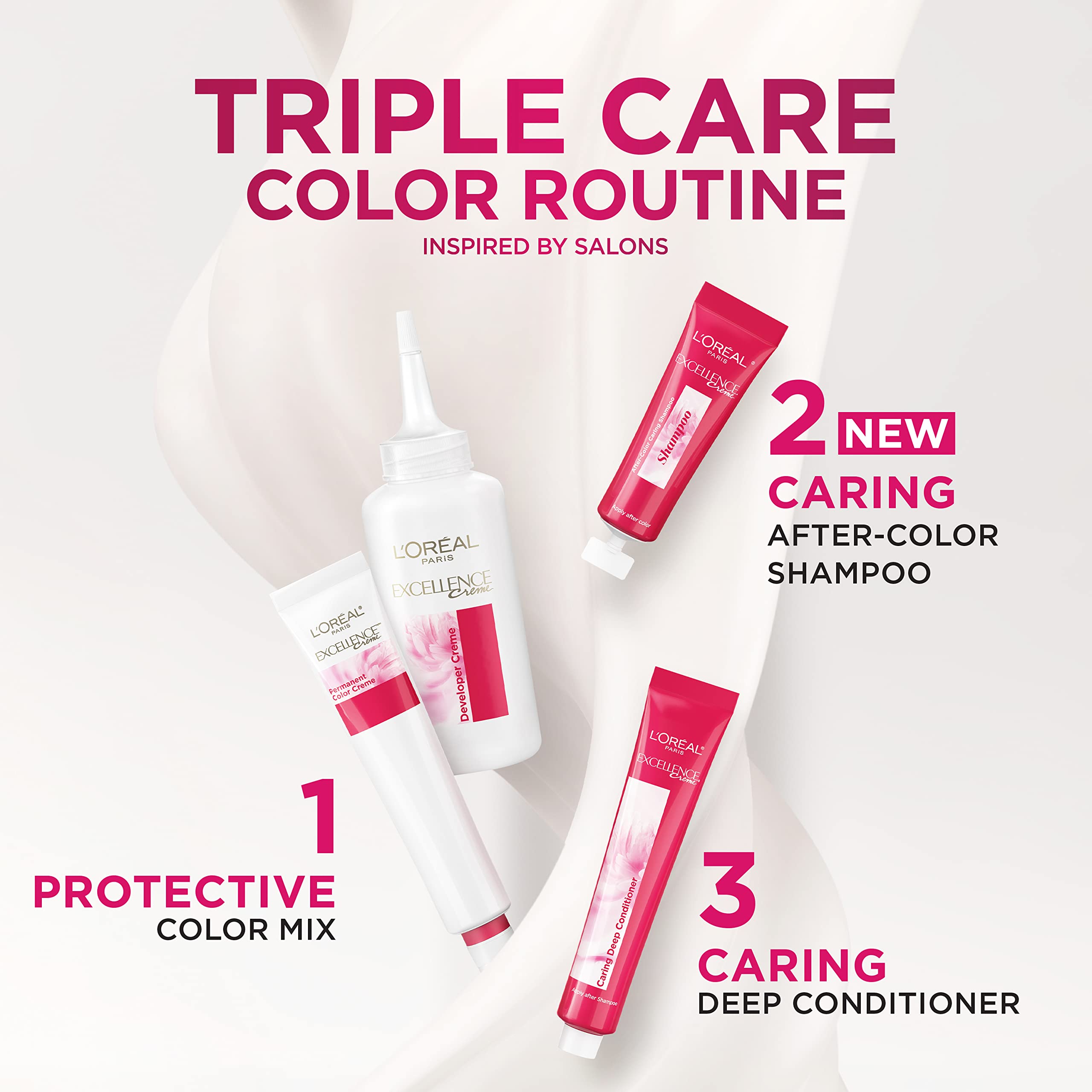 L’Oréal Paris Excellence Creme triple-care-glycerin focuses on moisture for softness