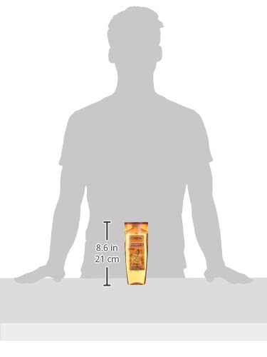L'Oreal Paris Extraordinary Oil Shampoo on bathroom shelf for daily routine