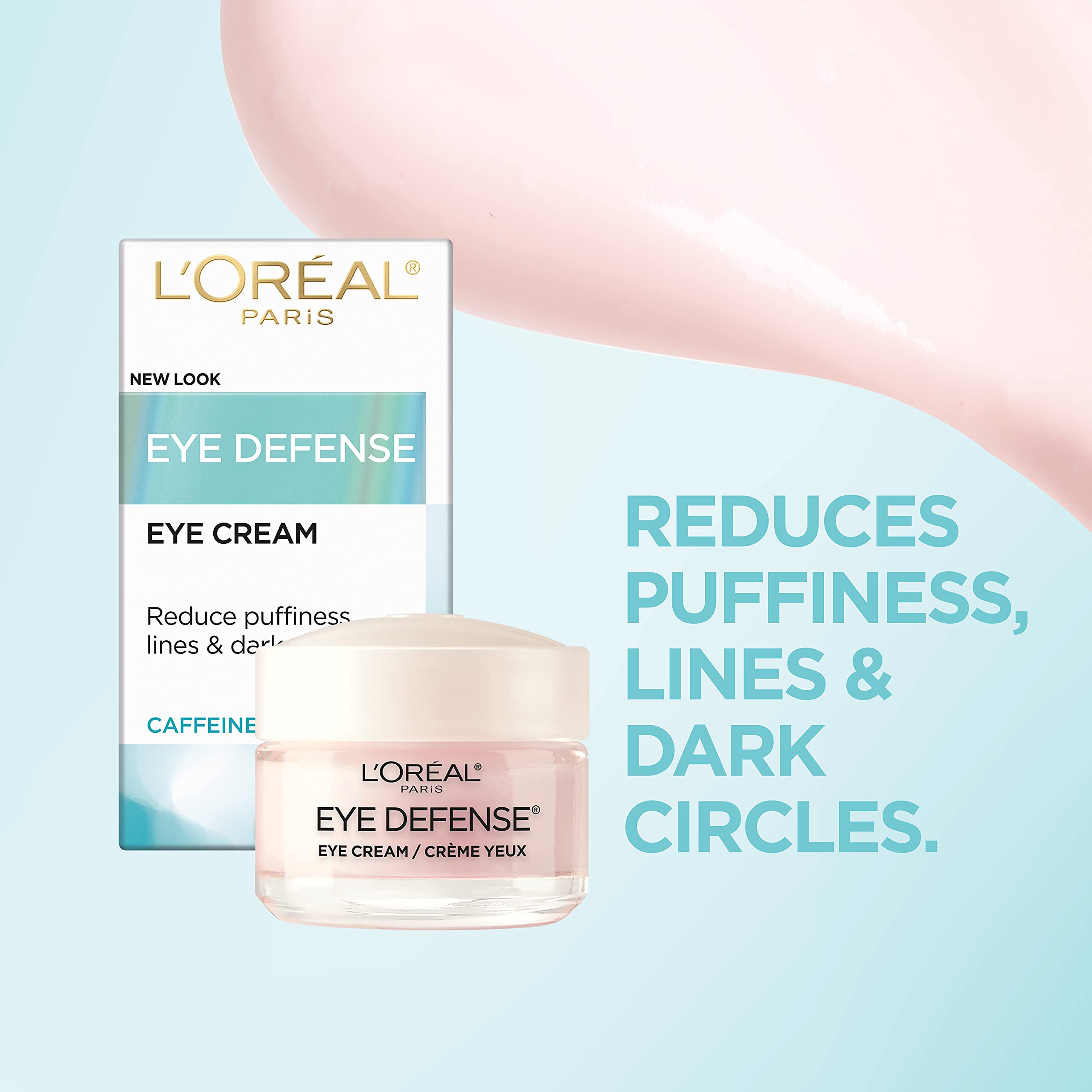 L'Oreal Paris Eye Defense caffeine beads for refreshing under-eye feel