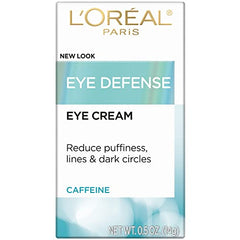 L'Oreal Paris Eye Defense texture close-up shows light gel feel