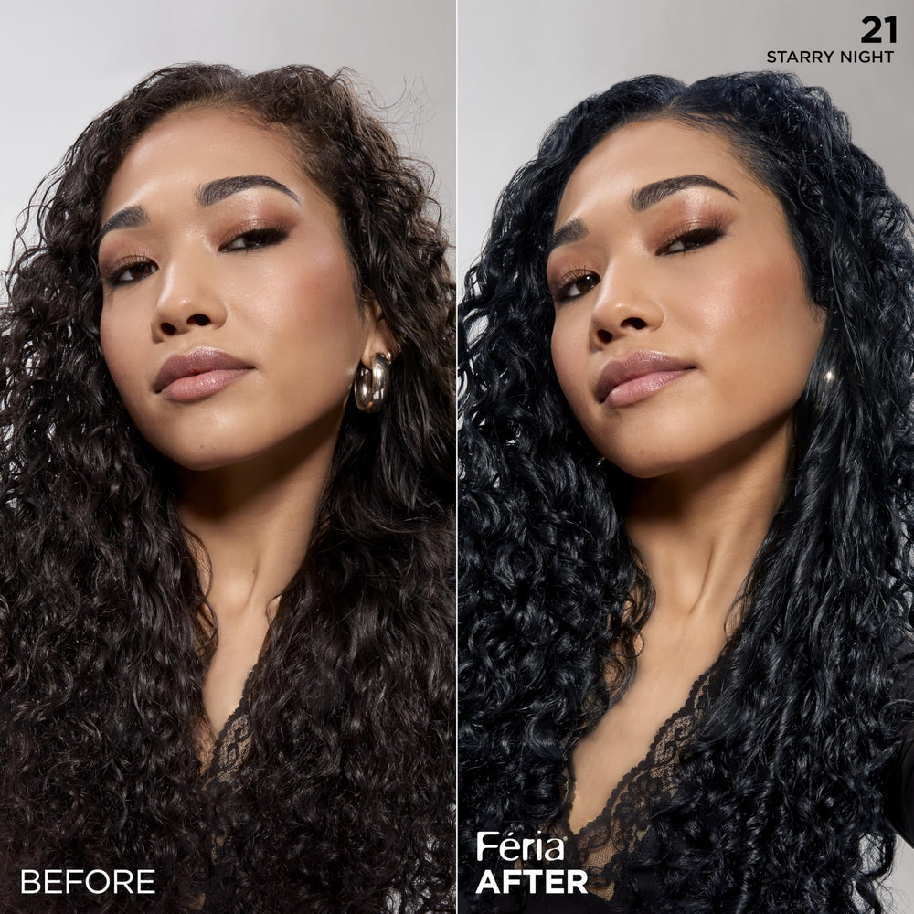 L'Oreal Paris Feria Bonding Care Complex graphic communicates bond-strength benefits for color care.