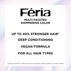 L'Oreal Paris Feria Power Shimmer Conditioner seals and smooths color