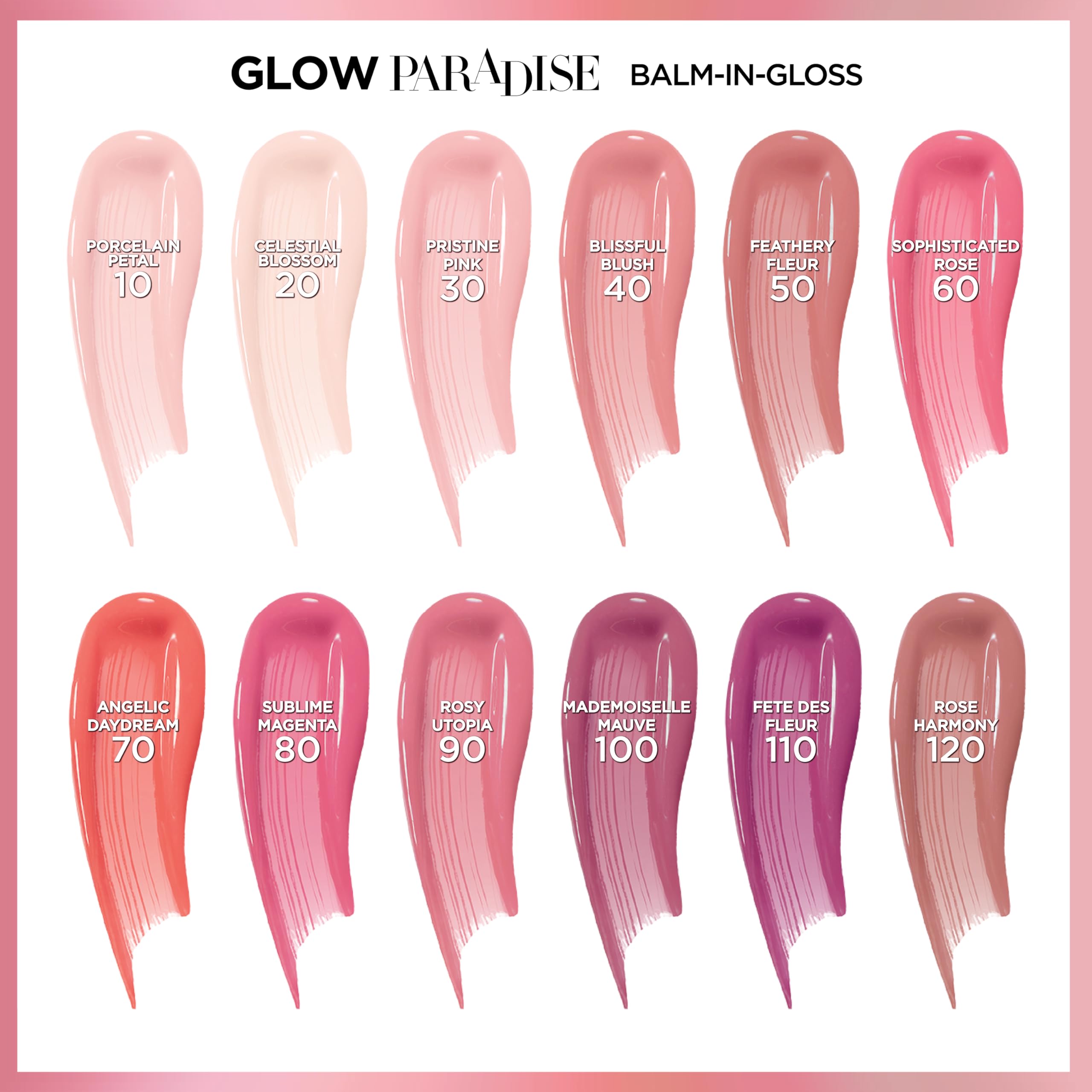 L'Oreal Paris Glow Paradise silky-liquid texture appears smooth and non-sticky.