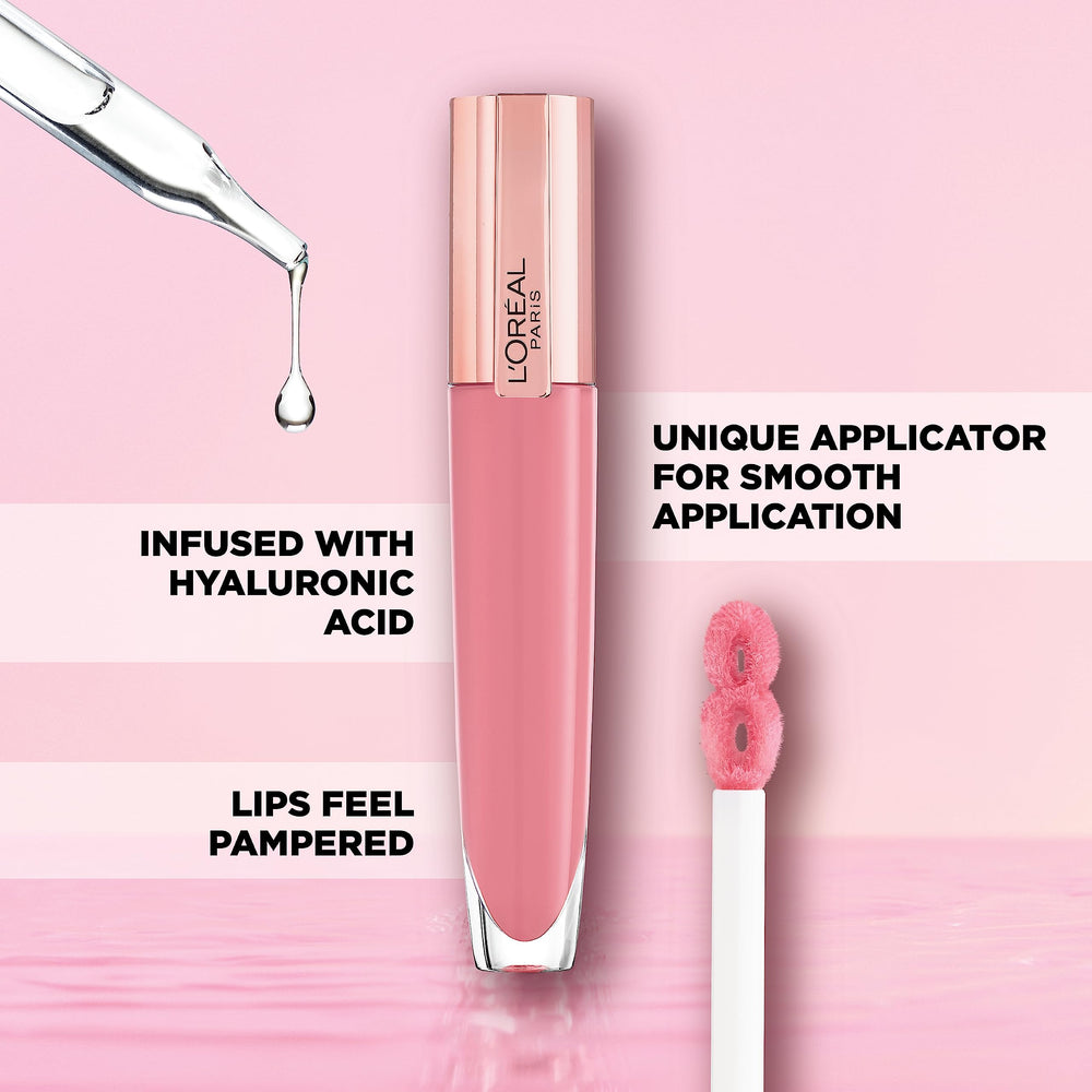 L'Oreal Paris Glow Paradise packaging on display in sleek tube.