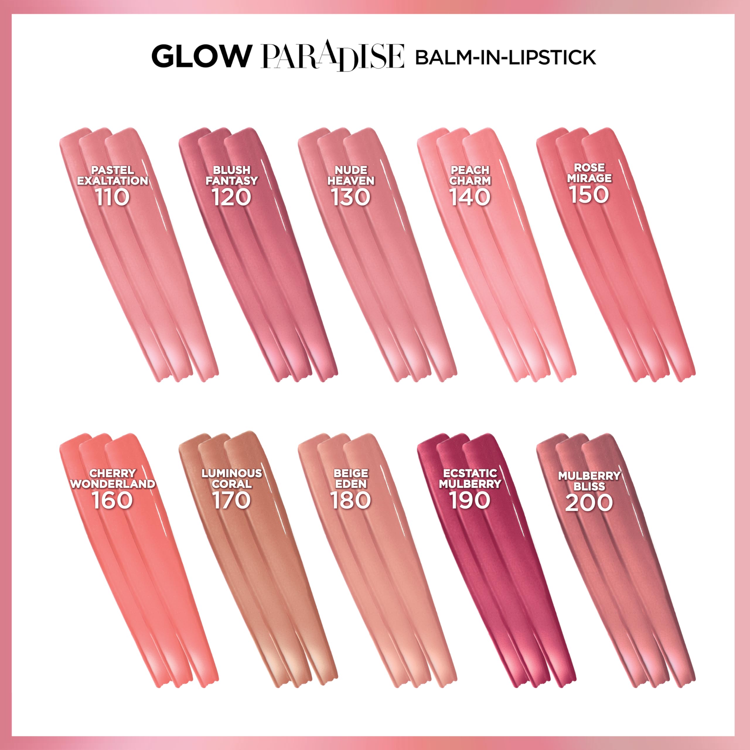 L’Oréal Paris Glow Paradise textura acolchada que se desliza suavemente.