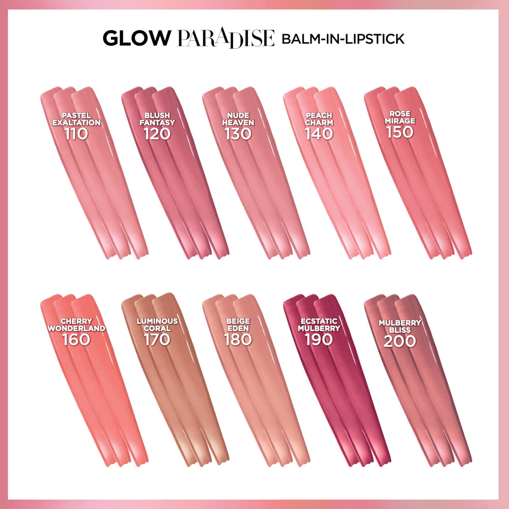 L’Oréal Paris Glow Paradise textura acolchada que se desliza suavemente.
