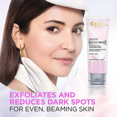 Glycolic Bright foaming texture closeup shows rich lather for deeper cleansing.