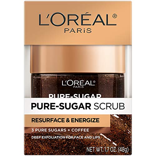 L’Oréal Paris Pure Sugar Scrub: textura de azucar moreno para exfoliar suavemente.