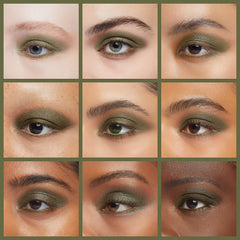 L'Oreal Paris Infallible 24 HR Eyeshadow Golden Emerald crease-proof performance for smooth lids.