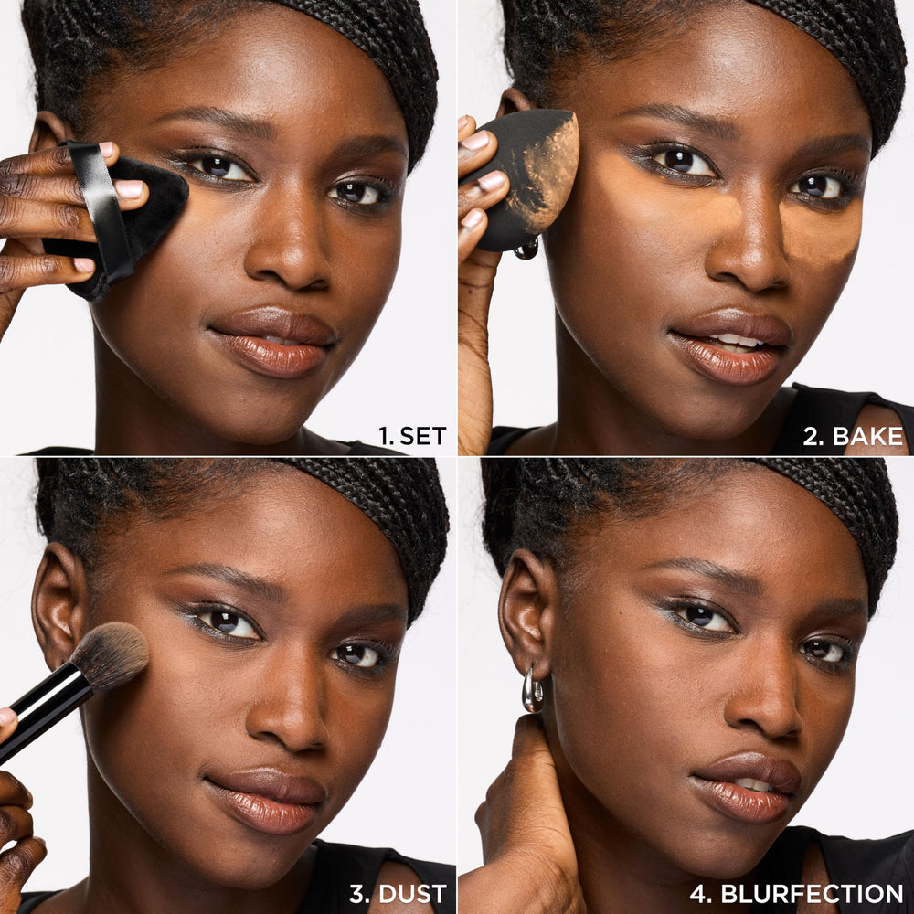 L'Oreal Paris Blur-fection skin-types closeup signals suitability for all skin types