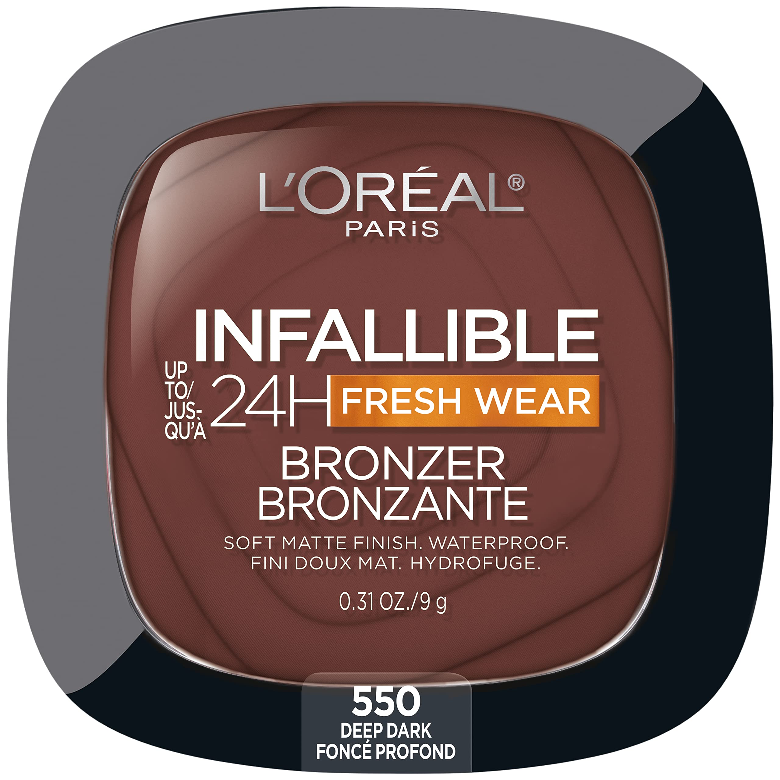 L'Oreal Paris Infallible bronzer with soft-matte texture for all-day warmth.