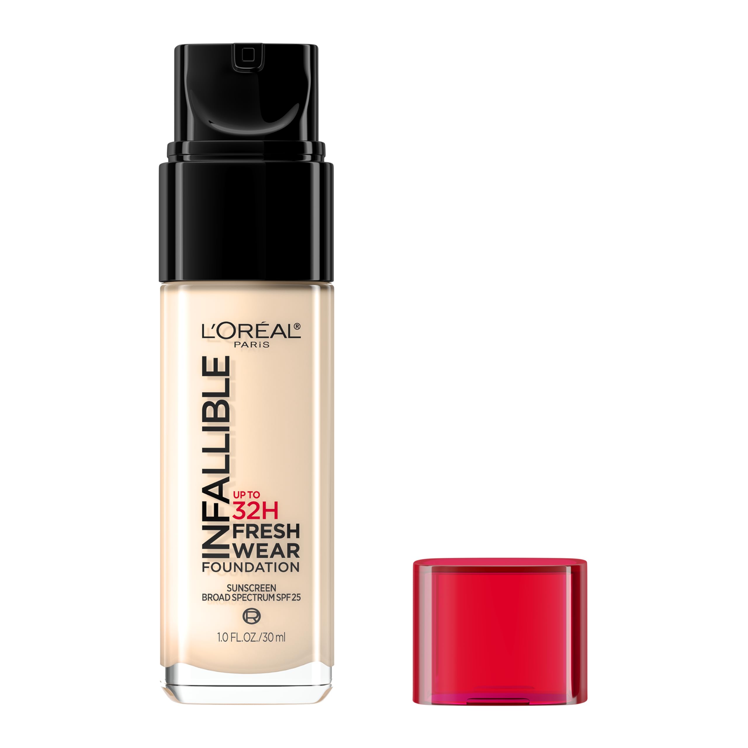 L'Oreal Paris Infallible Fresh Wear bottle in Rose Pearl delivers all-day natural coverage.