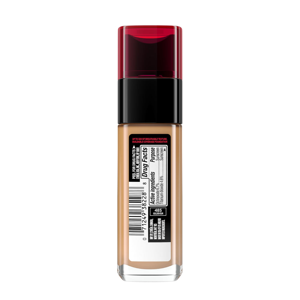 L'Oreal Paris Infallible Fresh Wear foundation daily-use look stays color-true throughout the day.