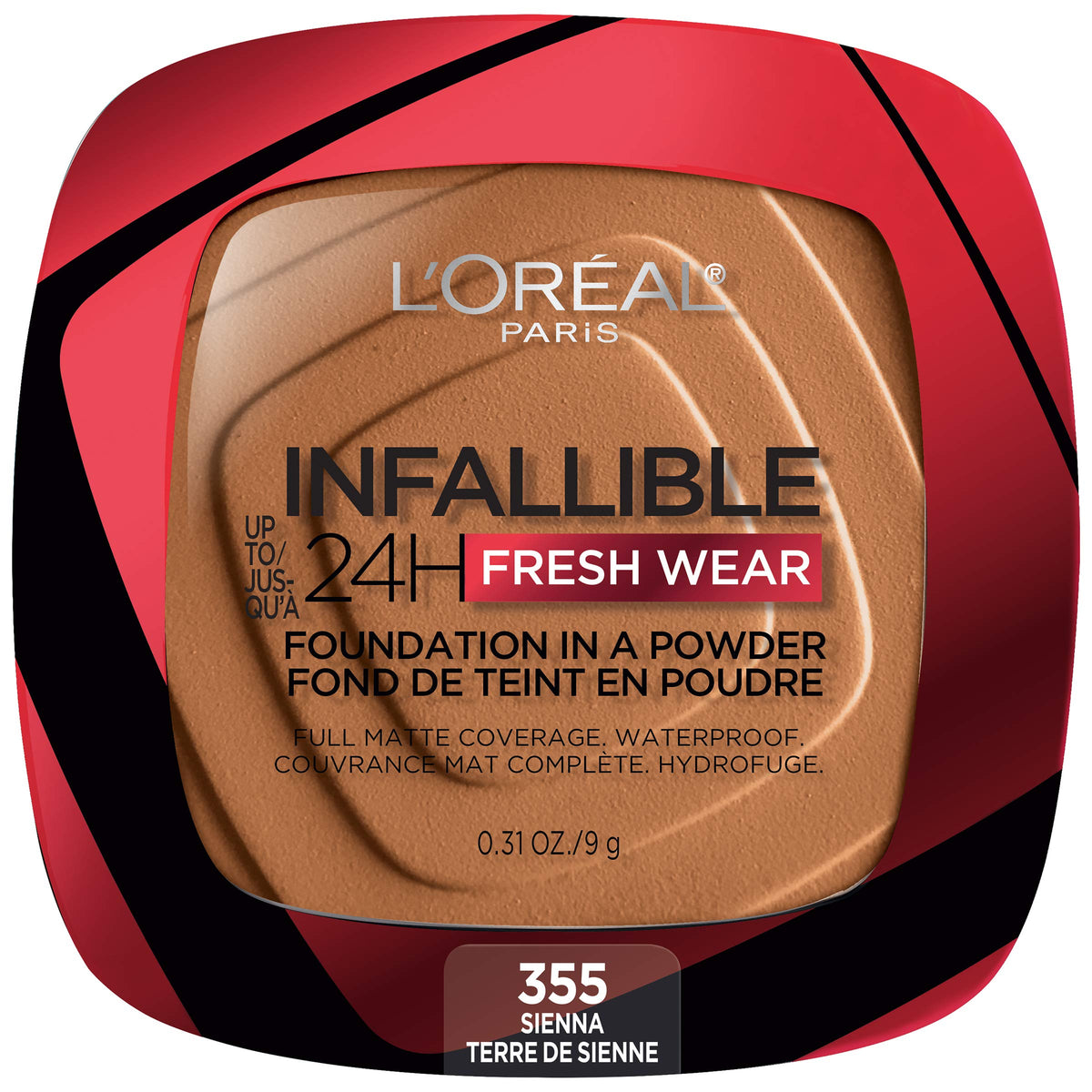 L'Oreal Paris Infallible Fresh Wear packshot shows long-lasting coverage