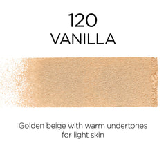 L’Oréal Paris Infallible Fresh Wear Foundation in a Powder blurring close-up, transfer-free matte finish.