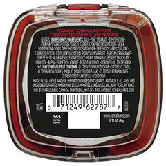 L'Oreal Paris Infallible Fresh Wear powder copper swatches show natural shade match.