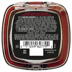 L’Oréal Paris Infallible Fresh Wear Foundation in a Powder texture close-up, breathable weightless wear.