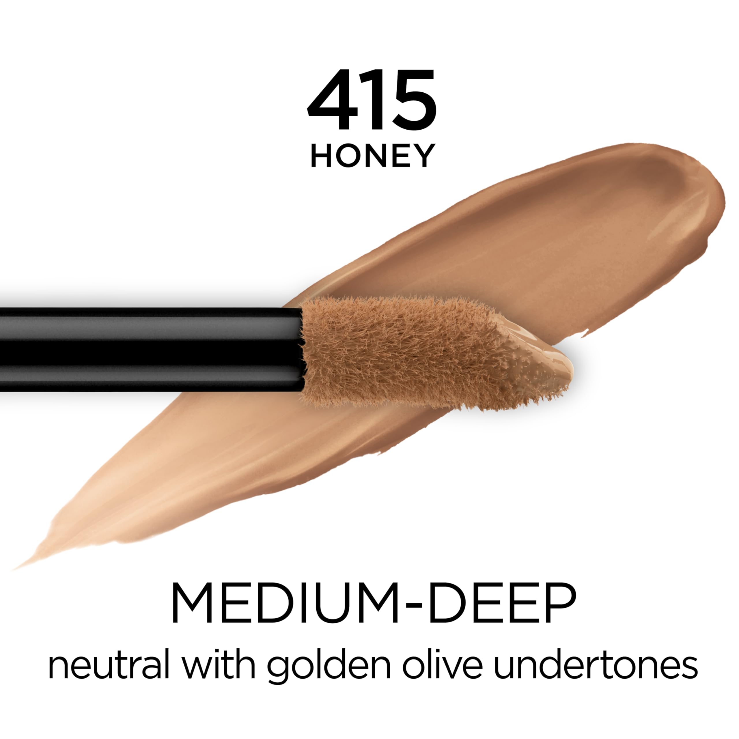 L'Oreal Paris Infallible Full Wear Concealer applicator in action delivering quick one stroke coverage