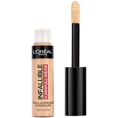 L'Oreal Paris Infallible Full Wear Concealer oatmeal – application for precise coverage with a matte finish