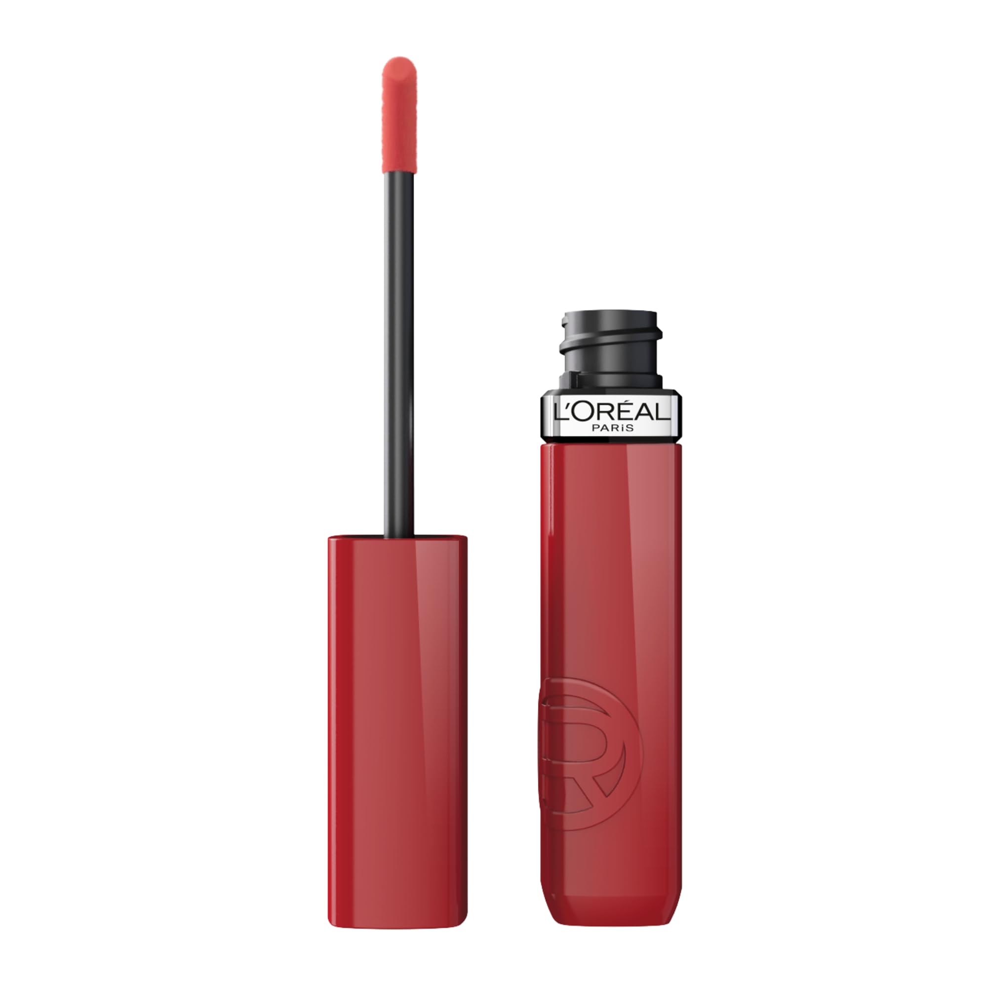 L'Oreal Paris Infallible Lacque bottle closeup shows lacquer-like shine and long wear