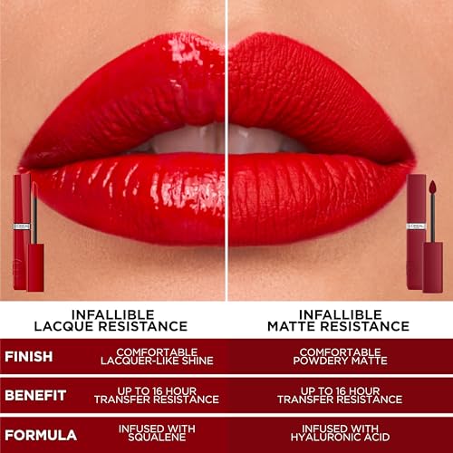 L'Oreal Paris Infallible Lacque packaging design and branding.