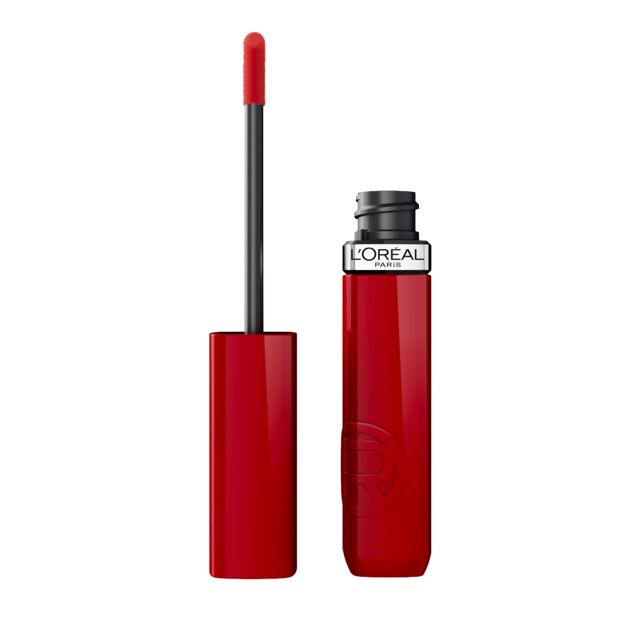L'Oreal Paris Infallible Lacque bottle close-up showing lacquer-like shine and long wear.
