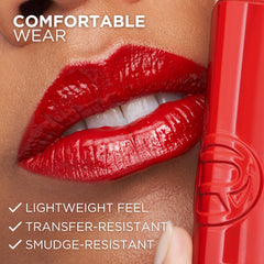 L'Oreal Paris Infallible Lacque Resistance center to edge application closeup demonstrates even coverage