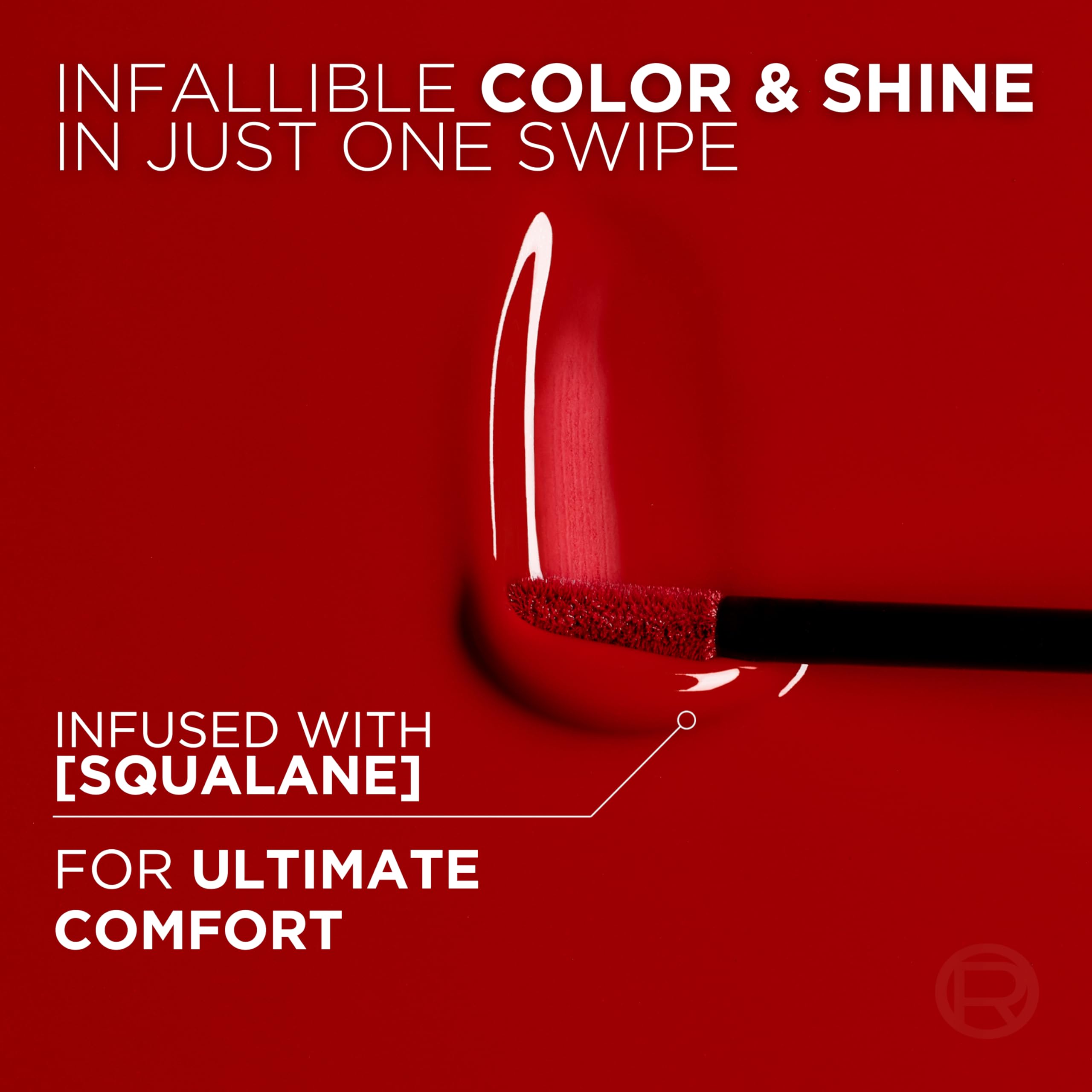 L'Oreal Paris Infallible Lacque Resistance lacquer shine finish on glass bottle
