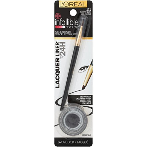 L’Oréal Paris Infallible Lacquer Eyeliner brush glides smoothly for precise lines.