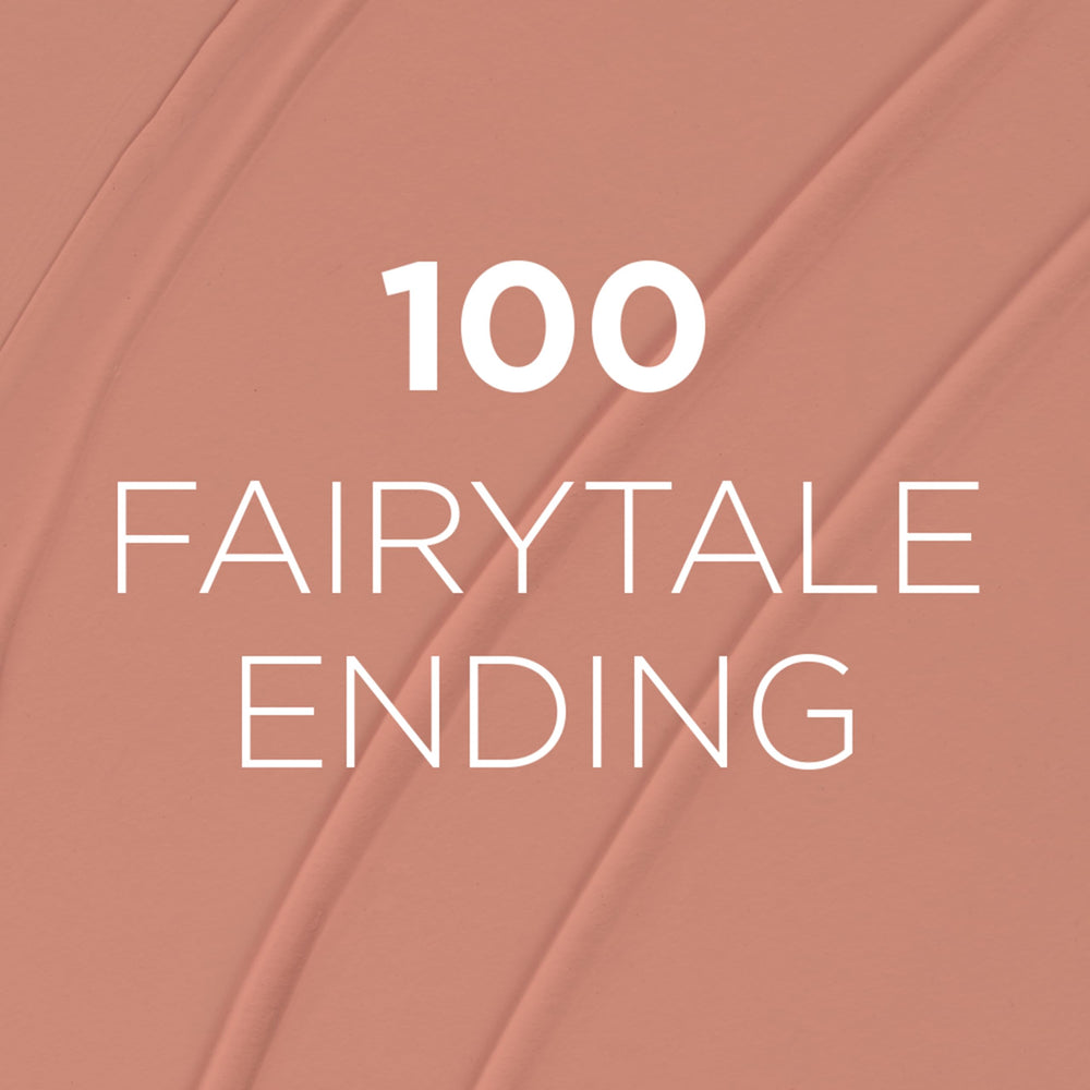 L'Oreal Paris Infallible Matte Resistance Fairytale Ending 100 close-up shows long-lasting color in powdery matte.
