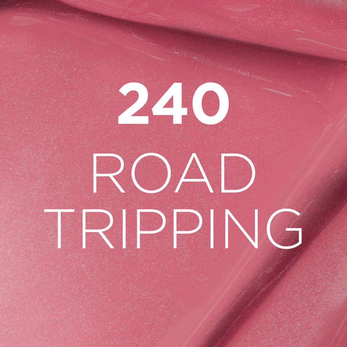 L'Oreal Paris Infallible Matte lipstick Road Tripping 240 texture closeup highlights powdery matte finish.