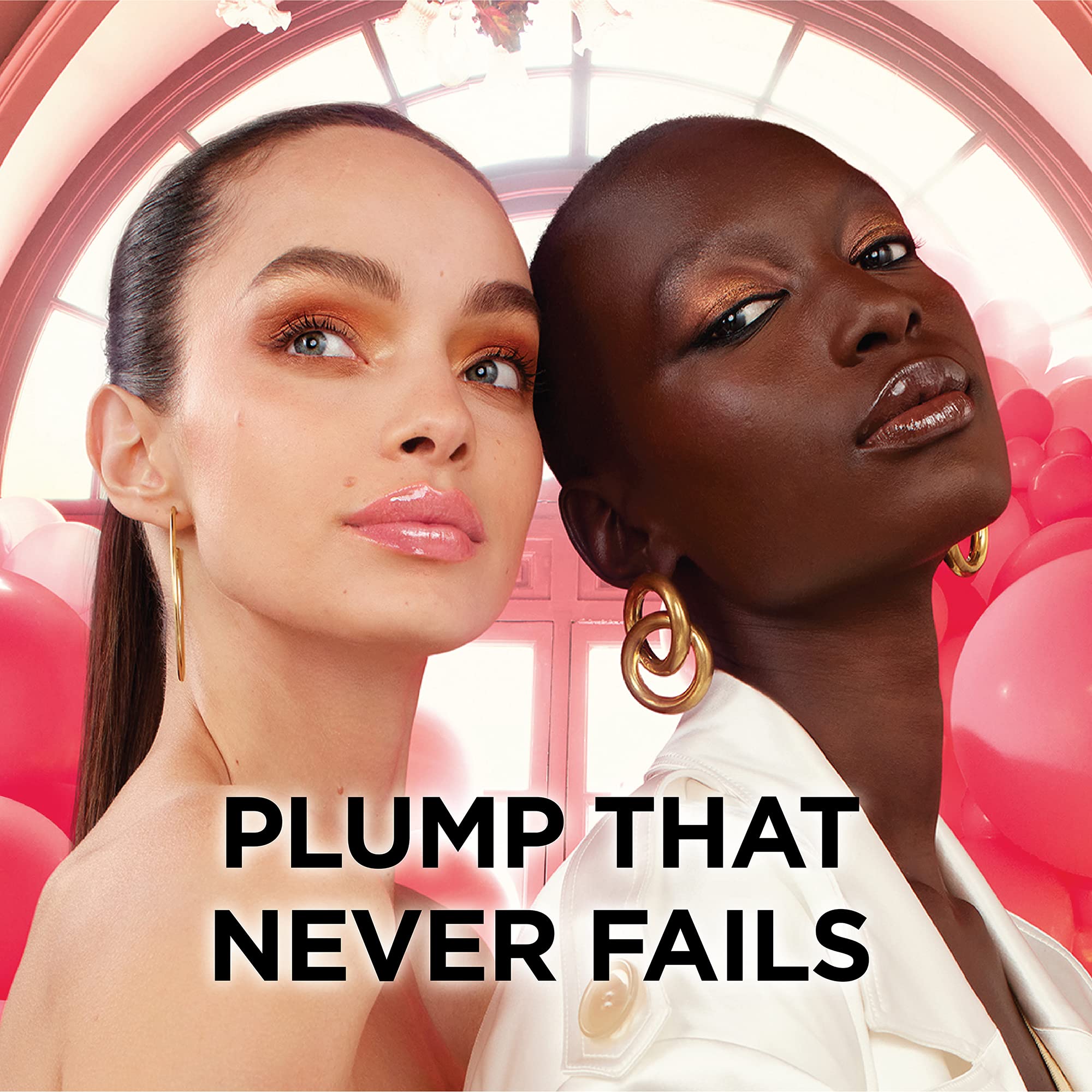 L'Oreal Paris Infallible Pro Gloss Plump packaging showcases Moonlit Rose shade.
