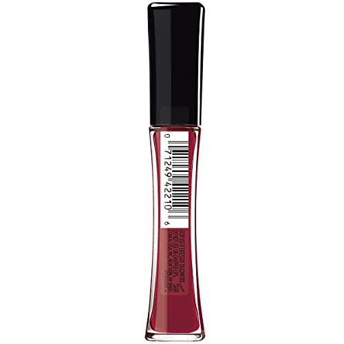 L'Oreal Paris Infallible Pro Gloss Plump wand demonstrates precise lip contouring and color in one stroke.