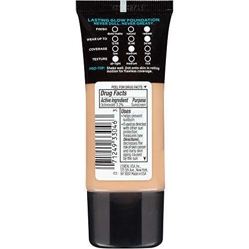 L'Oreal Paris Infallible Pro Glow foundation cream texture ready for smooth medium coverage