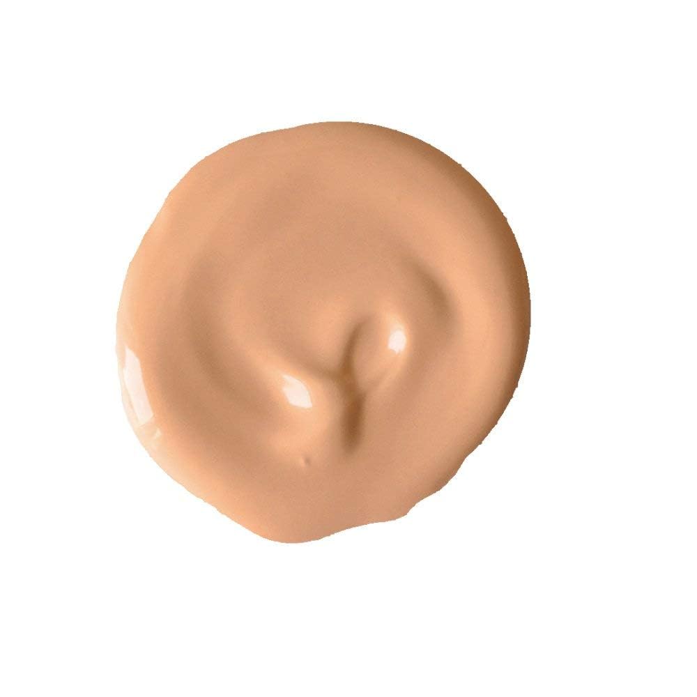 L'Oreal Paris Infallible Pro Glow natural beige swatch showing medium coverage for warm tones