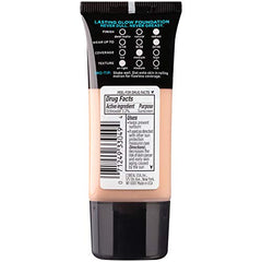 Infallible Pro Glow foundation swatch on skin demonstrates medium coverage