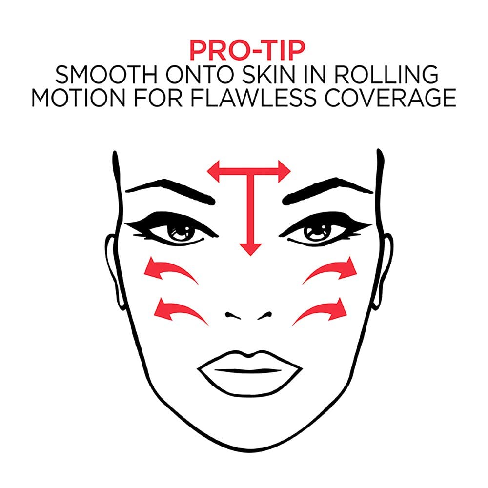 Demi-matte finish on skin from L'Oreal Paris Infallible Pro-Matte Foundation Soft Sable