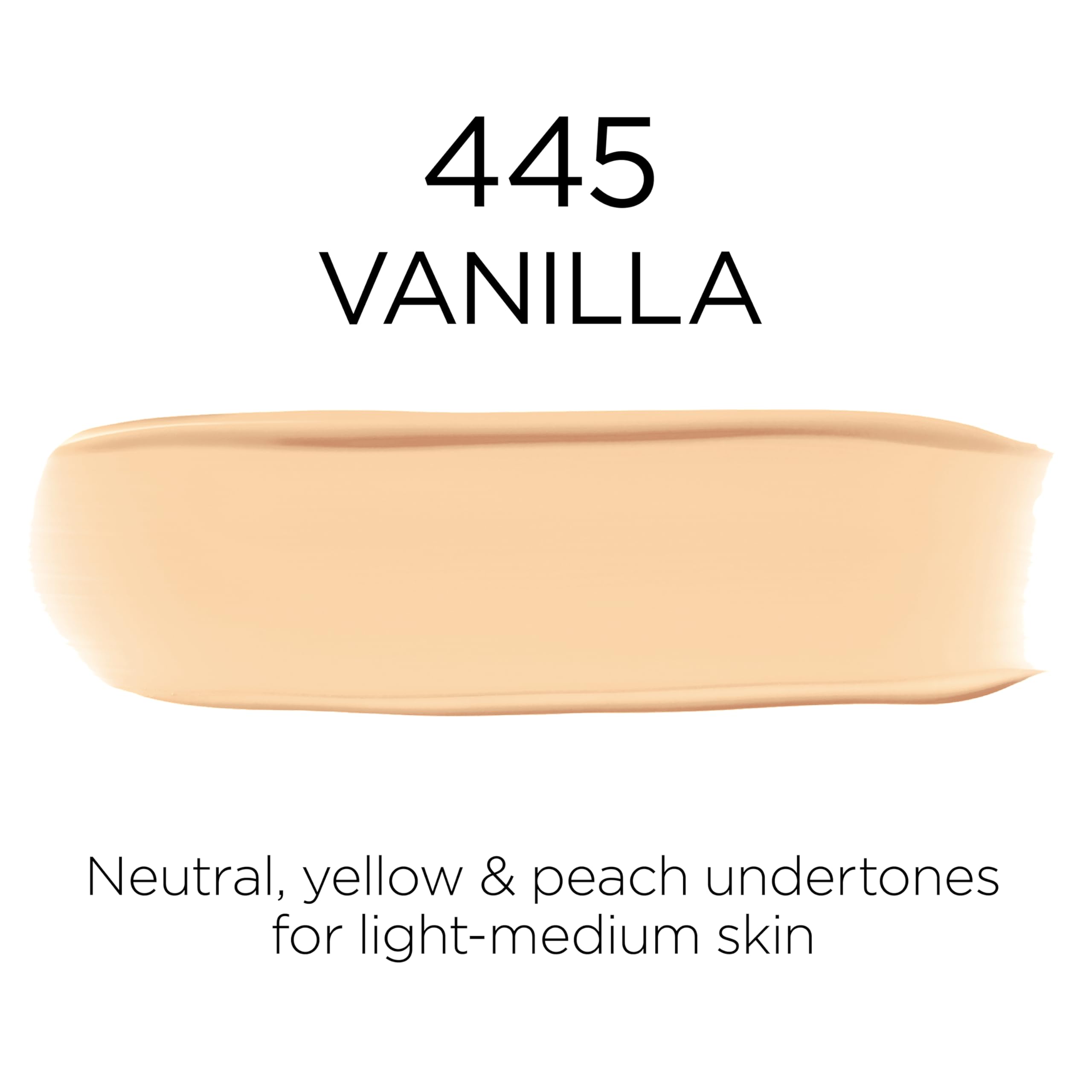 L'Oreal Paris Infallible shade match swatches showing skin-tone compatibility