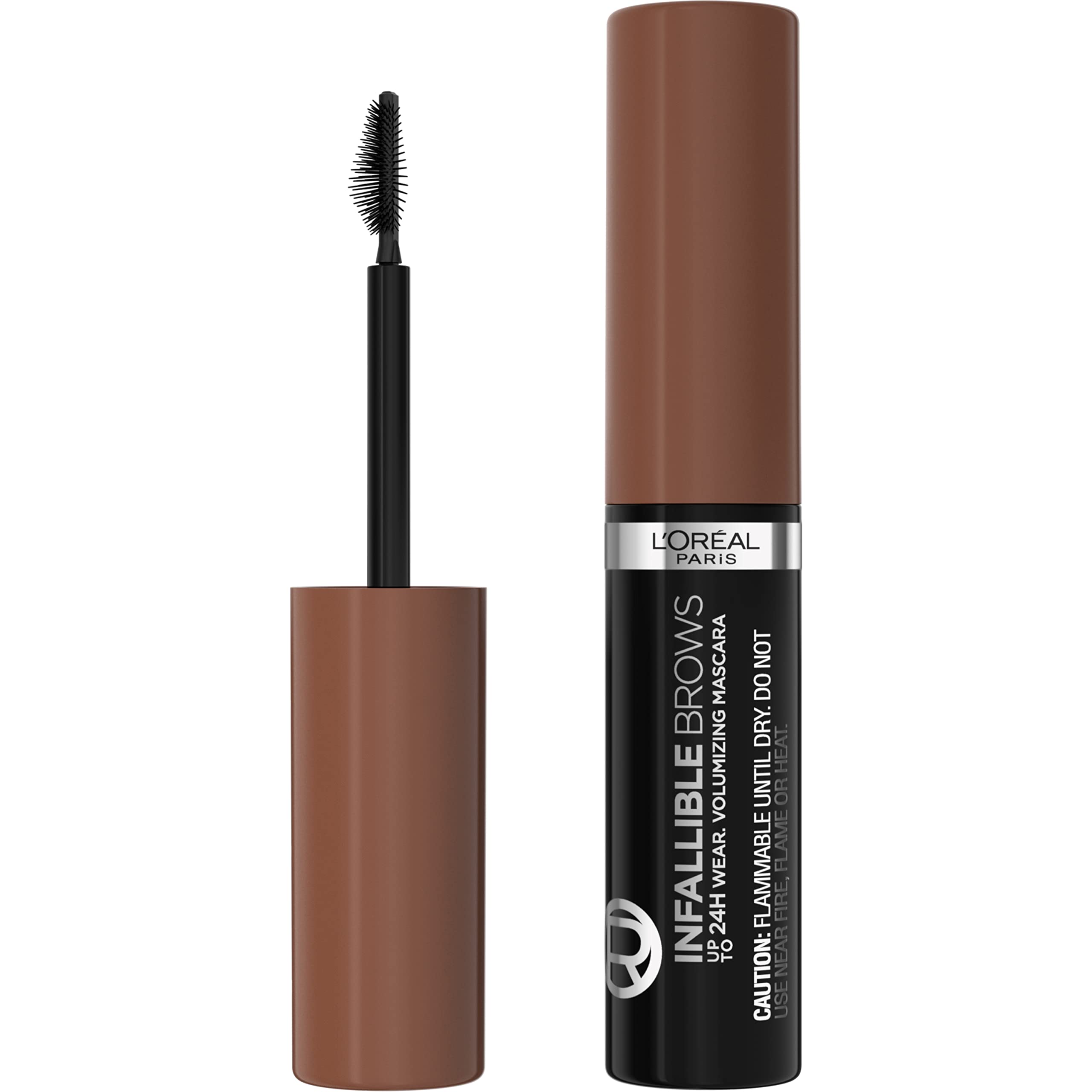 L'Oreal Paris Infallible Brow Mascara with 3D micro-grip brush for fuller-looking brows