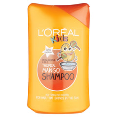 L'Oreal Paris Kids Shampoo Tropical Mango bottle for gentle cleansing with a tropical mango scent