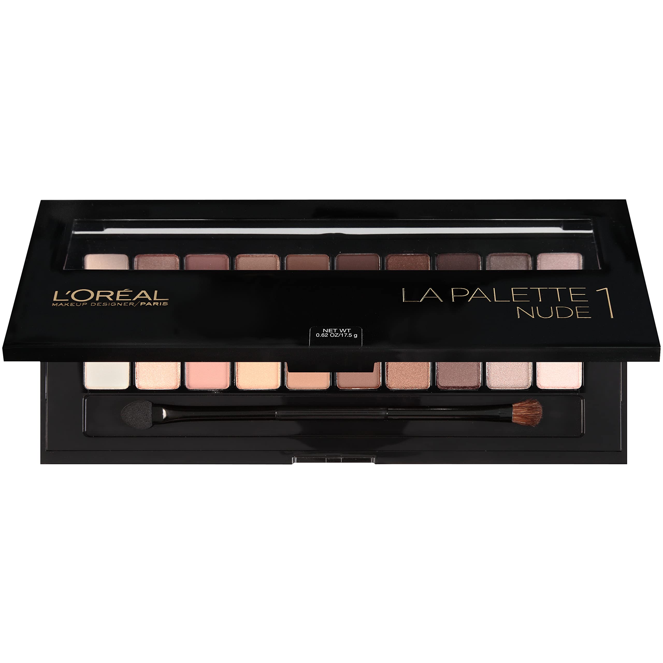 L’Oréal Paris La Palette Nude matte finish provides crease-free definition.