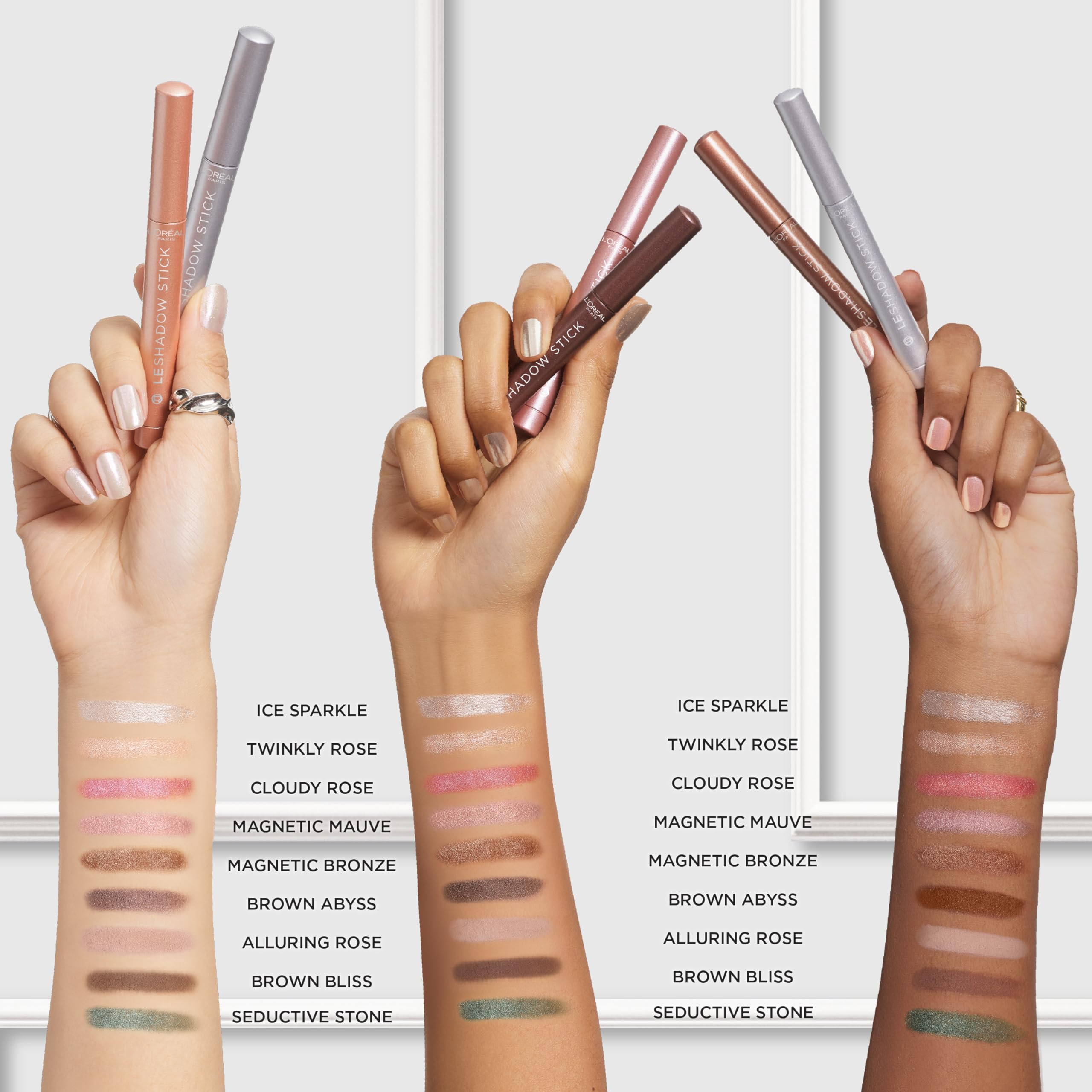 L'Oréal Paris Le Shadow Stick bronze shade with smudge-proof wear