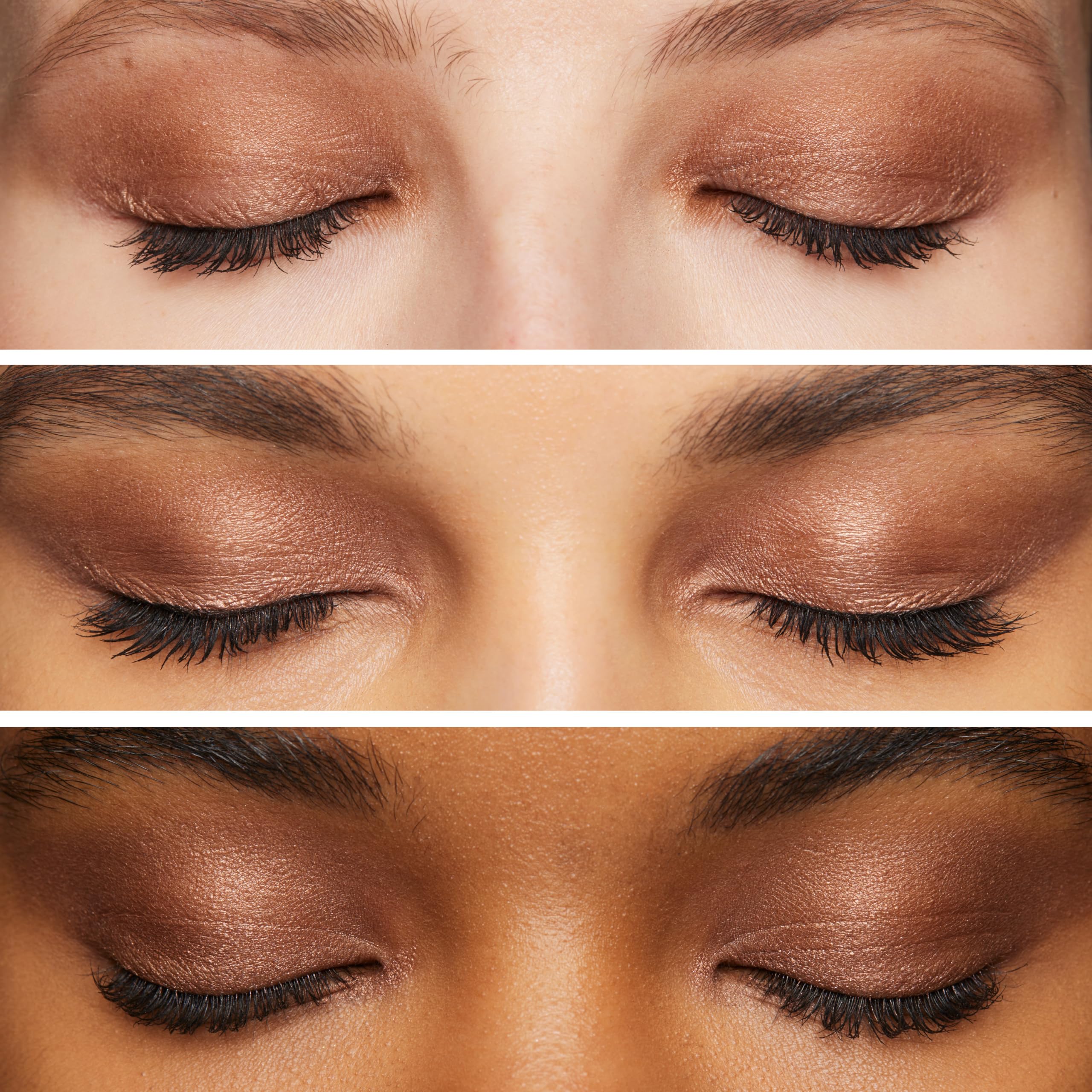 L'Oréal Paris Le Shadow Stick matte nude applied on lid for even coverage