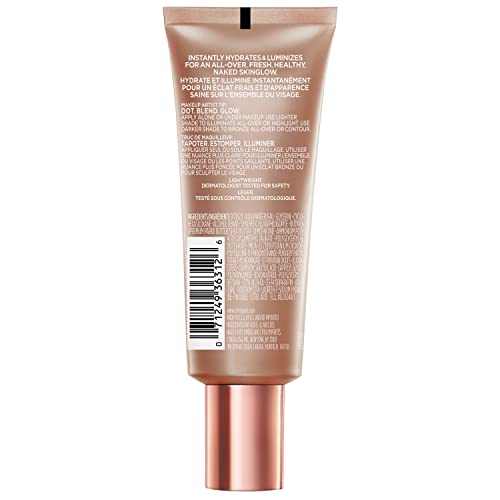 L'Oreal Paris Lumi Glotion liquid luminizer in motion shows buildable glow.