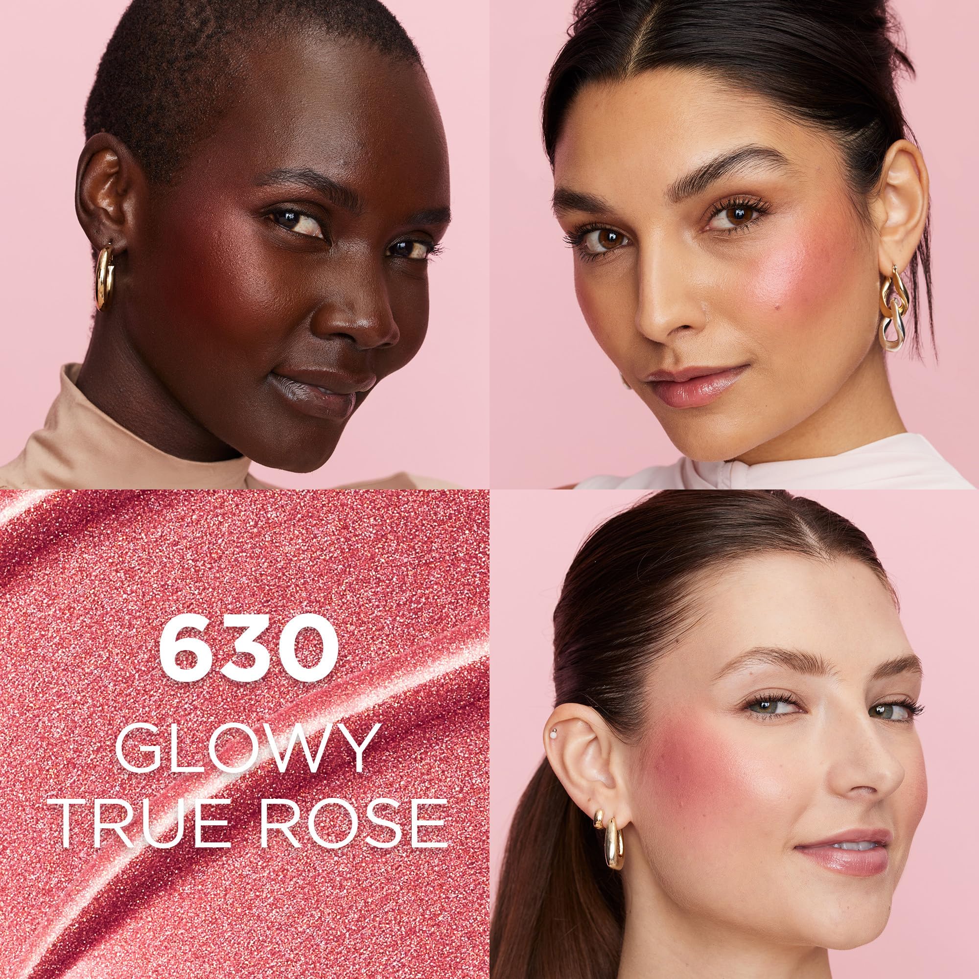 L'Oreal Paris Lumi Le Liquid Blush pinky-nudes for soft everyday color.