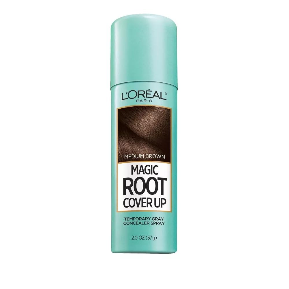 Magic Root Cover Up application demonstrates fast-drying, non-smudging finish.
