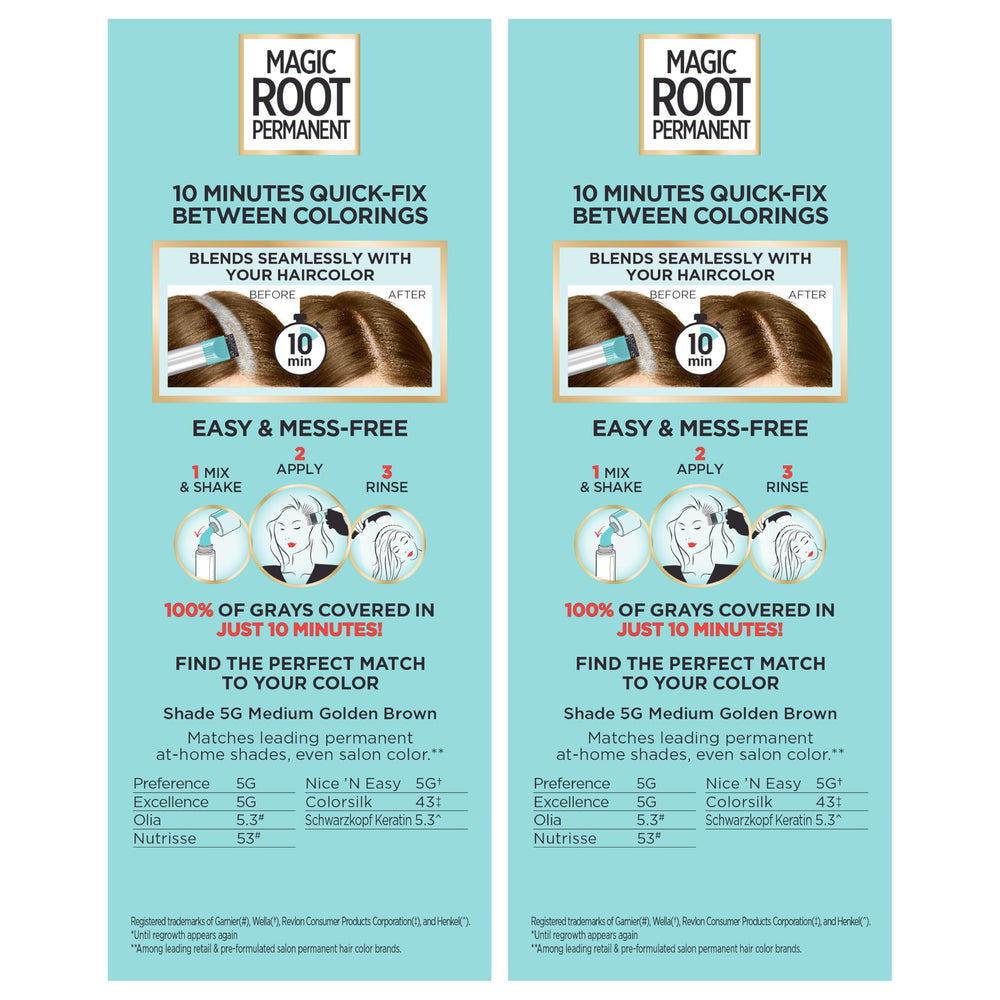 L'Oreal Paris Magic Root packaging varies by box
